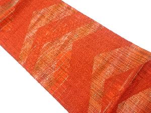 リサイクル　本場筑前博多菱に縞・横段模様織出し名古屋帯